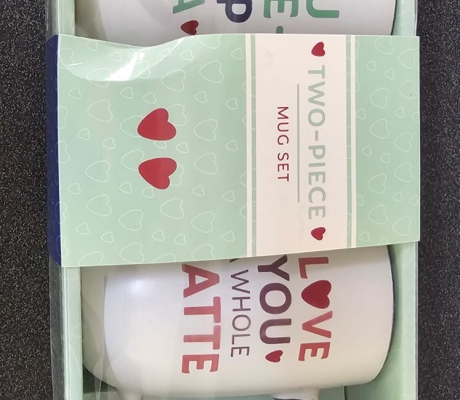 SET OF 2 LOVE MUGS - R50 (C BENONI)