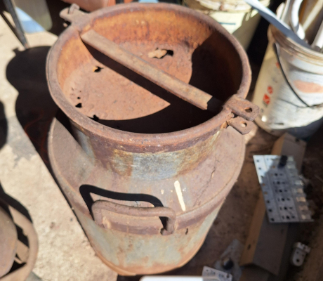 (142- S/OORD OB)- 2 X MILK CANS- R 200