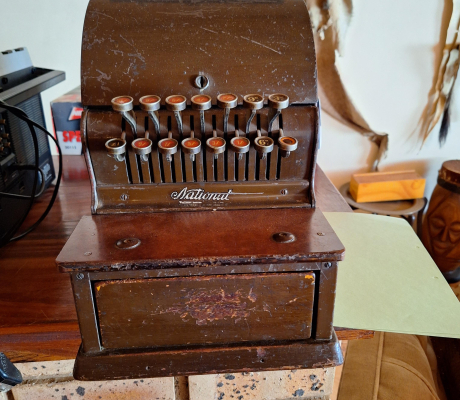 (H 40- S/OORD)- ANTIQUE CASH REGISTER- R 5000