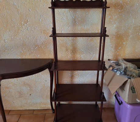 (109- S/OORD H)- VINTAGE 5 TIER SHELF- WAS R 550 NOW R450