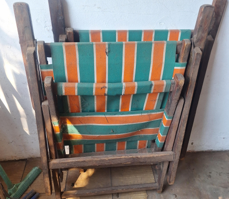 (Brakpan ) - 2 WOODEN CHAIRS  ON OFFER