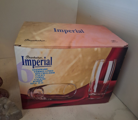 (ALB - 34) 6 X IMPERIAL GLASSES  R60