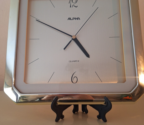 (ALB - 42) ALPHIN TABLE CLOCK  R50