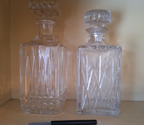 (ALB - 43) 2 X WHISKY DECANTERS  R300