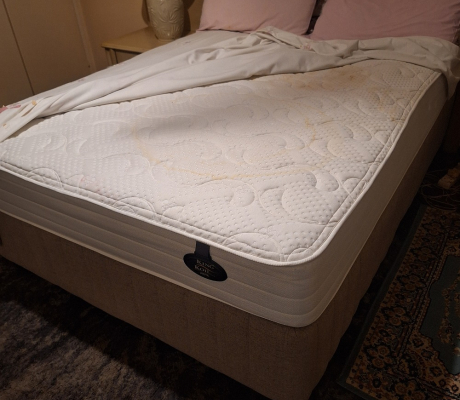 (ALB - 79) DOUBLE BED AND BASE SET  R950