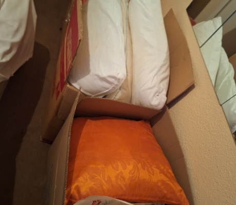 (ALB - 109) VARIOUS BOXES OF BEDDING  POD