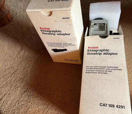 (H 29- S/OORD)- FILMSTRIP ADAPTOR X 2- OFFERS
