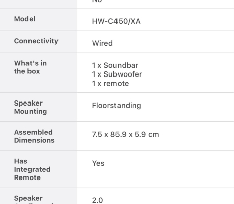 SUMSUNG SOUND BAR WAS R2000 NOW R1500