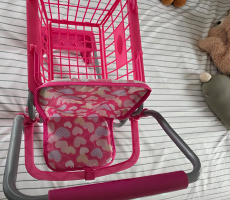 TOY PRAM AND GROCERY TROLLEY  (EOA)