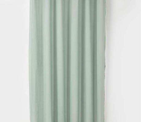 4 X SAGE SHEER CURTAINS 214 X 225 LIKE NEW