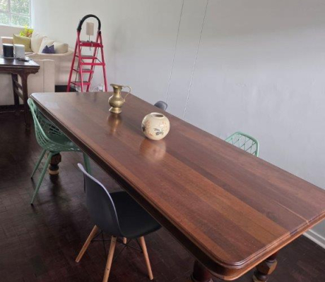 (BI6) Solid wood 8 seater dining table