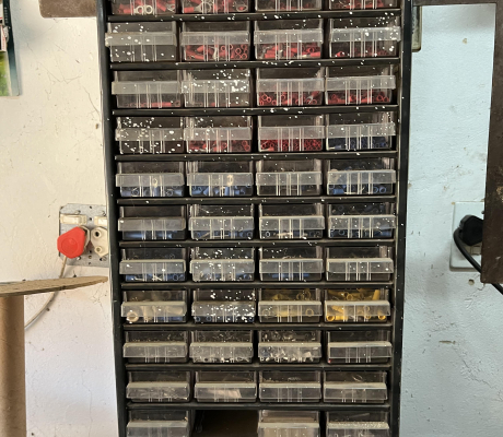 (21- SUIDEROORD)- 40 DRAWER SMALL PARTS CABINET- R 150