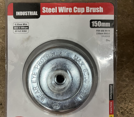 (61- SUIDEROORD)- RUGWAG STEEL WIRE CUP - R 50