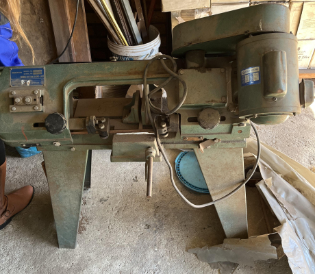 (153- S/OORD OB)- MAC AFRIC METAL CUTTING BAND SAW RF-115- R 2800