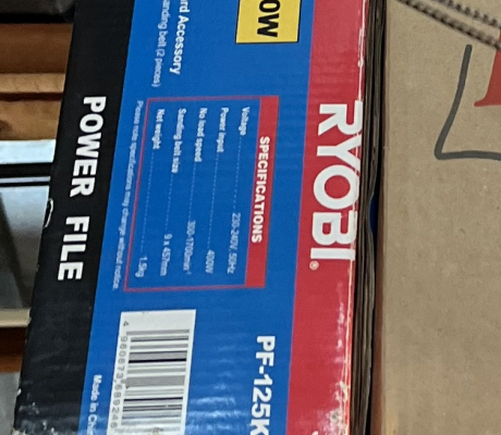 (86- SUIDEROORD)- RYOBI PF-125 POWER FILE- R 450