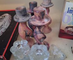 (ALB - 35) CANDLE HOLDERS SET(7)  R30