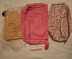 (ALB - 116) 3X MATERIAL BAGS (MAKEUP)  R50