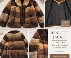 (ALB - 176) FUR COAT - R200