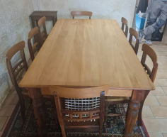 (H 56- S/OORD)- DINING ROOM SUITE WITH SIDEBOARD- R 18000