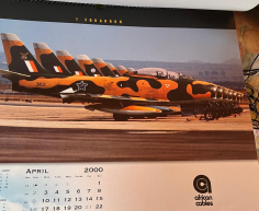 (H 31- S/OORD)- VARIOUS MILITARY AIRCRAFT CALENDARS-  POD