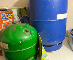 (H 74- S/OORD)- GREEN GAS CYLINDER- R 150