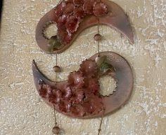 (H 62- S/OORD)- 2 X YINYAN CERAMIC WALL HANGINGS- R 250
