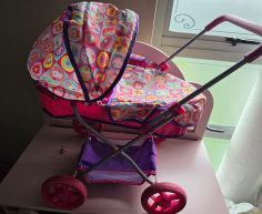 TOY PRAM AND GROCERY TROLLEY  (EOA)