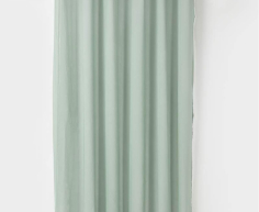 4 X SAGE SHEER CURTAINS 214 X 225 LIKE NEW
