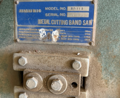 (153- S/OORD OB)- MAC AFRIC METAL CUTTING BAND SAW RF-115- R 2800